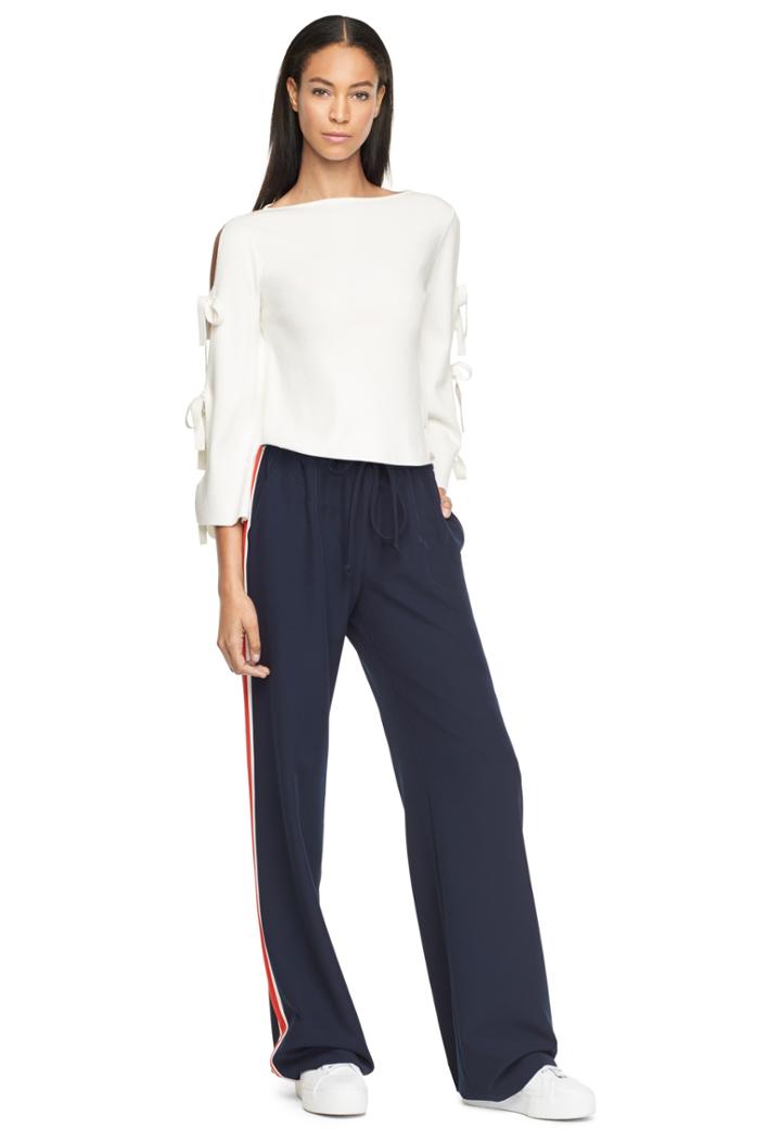 Milly Tied Together Pullover - White