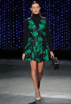 Milly Dropwaist Dress - Emerald