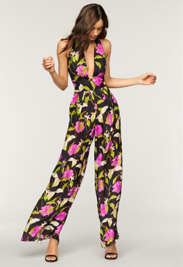 Milly Calla Lily Halter Jumpsuit