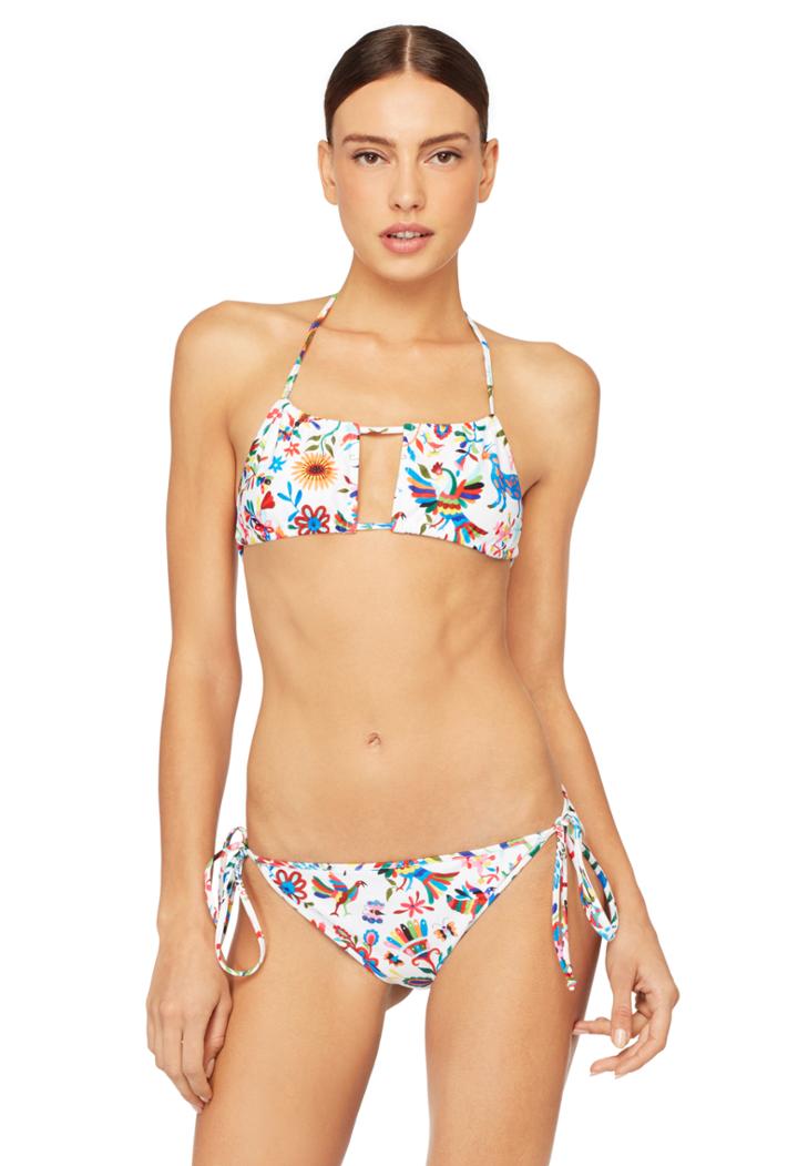 Milly Italian Folkloric Fiji String Bikini Top