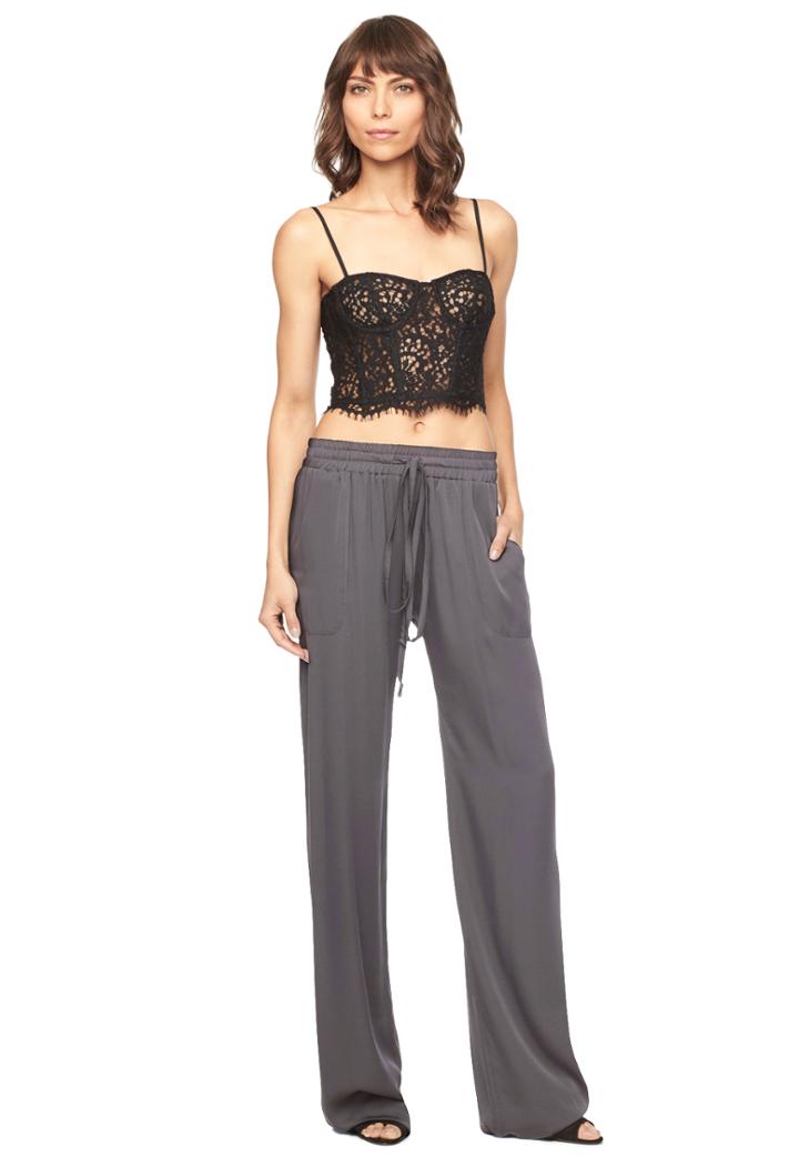 Milly Track Pant - Graphite