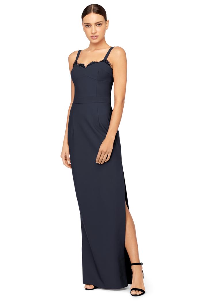 Milly Karissa Gown - Navy