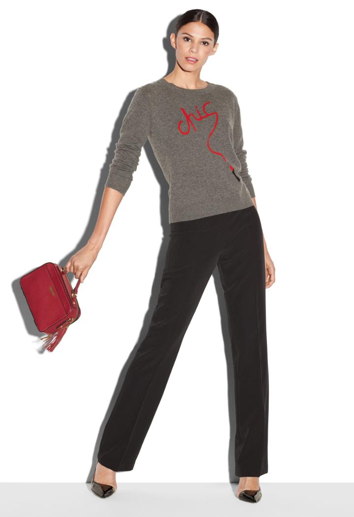 Milly Chic Intarsia Pullover