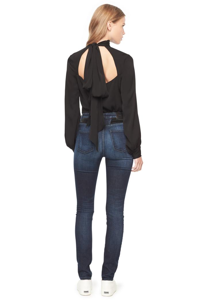 Milly Stretch Silk Simona Top