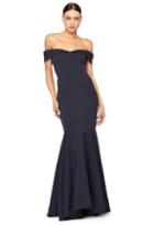 Milly Stretch Crepe Layla Gown