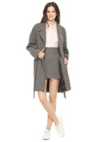 Milly Doubleface Wool Claire Coat