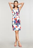 Milly Floral Print Sandrine Mini Dress