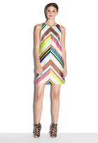 Milly Fluo Stripe A-line Shift