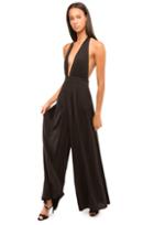 Milly Sarong Jumpsuit - Black