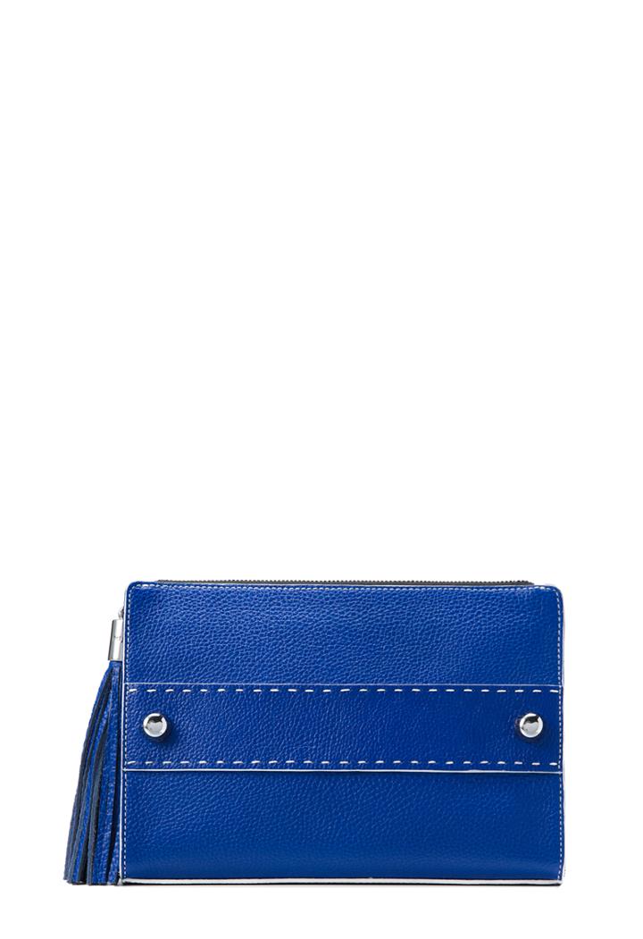 Milly Astor Tassel Clutch - Navy