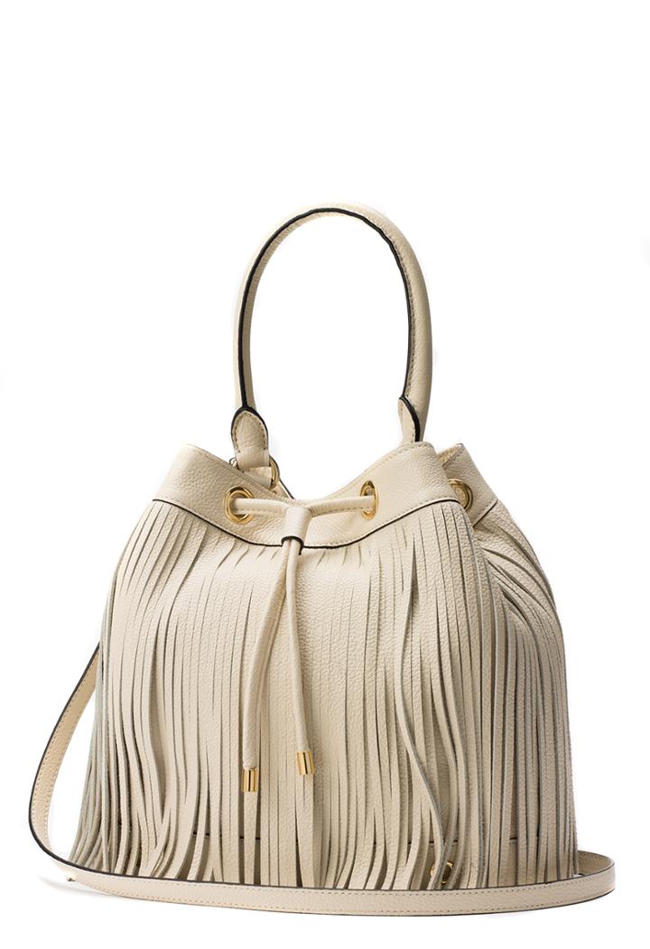 Milly Essex Fringe Drawstring - Bone