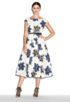 Milly Clara Tea-length Dress - Sapphire