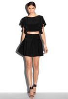 Milly Pleated Skirt - Black