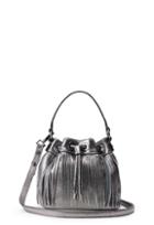 Milly Essex Metallic Fringe Small Drawstring