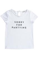 Milly Sorry For Partying Tee Shirt - White Wht