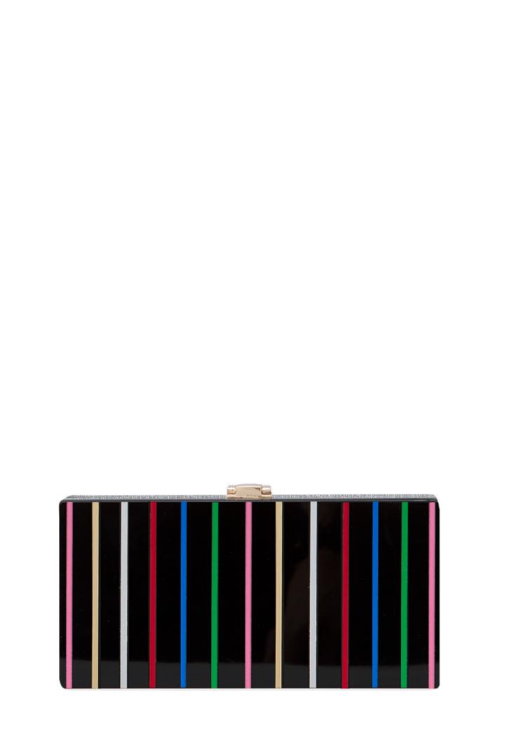 Milly Rhinestone Box Clutch
