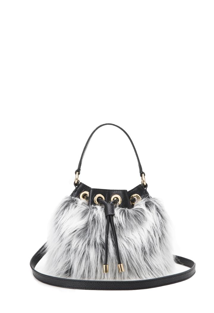 Milly Fur Small Drawstring