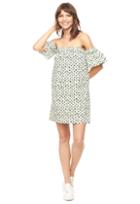 Milly Flutter Sleeve Dress - Multi