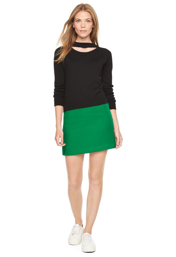 Milly Split Neck Sweater