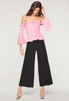 Milly Cropped Hayden Pant - Black