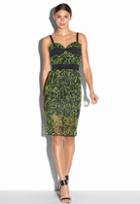 Milly Corset Dress - Neon Yellow