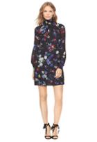 Milly Painted Floral Sherie Dress