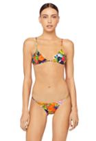 Milly Floral Print Elba Bikini Top
