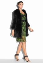Milly Featherweight Fur Coat - Black