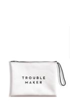 Milly Trouble Maker Pouch - White