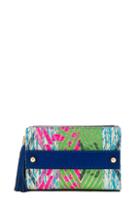 Milly Collection Tweed Tassel Clutch - Multi