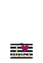 Milly I Heart Dogs/cats Acrylic Box Clutch