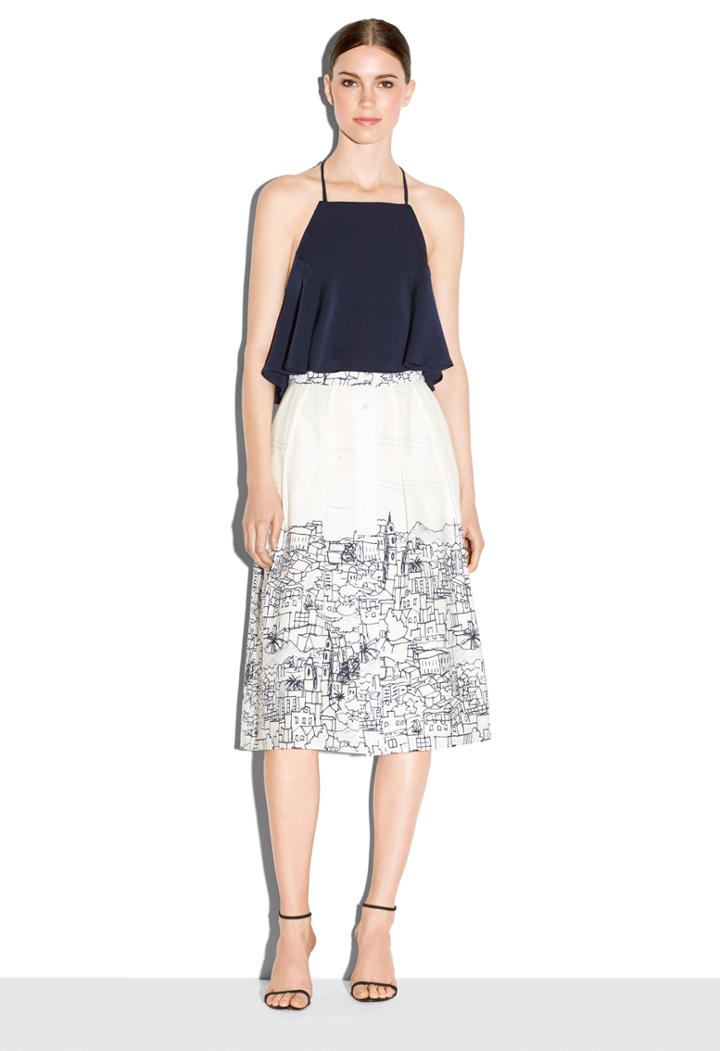 Milly Cropped T Back Tank