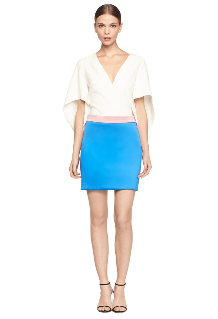 Milly Doubleface Satin Modern Mini Skirt