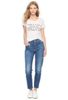 Milly Day Straight Leg Denim - Mid Blue