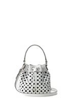 Milly Perforated Leather Small Drawstring