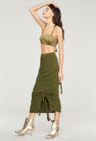 Milly Tunnel Draped Skirt