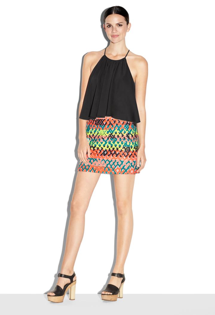 Milly Cropped Tank - Black