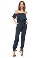 Milly Stretch Silk Maxime Jumpsuit
