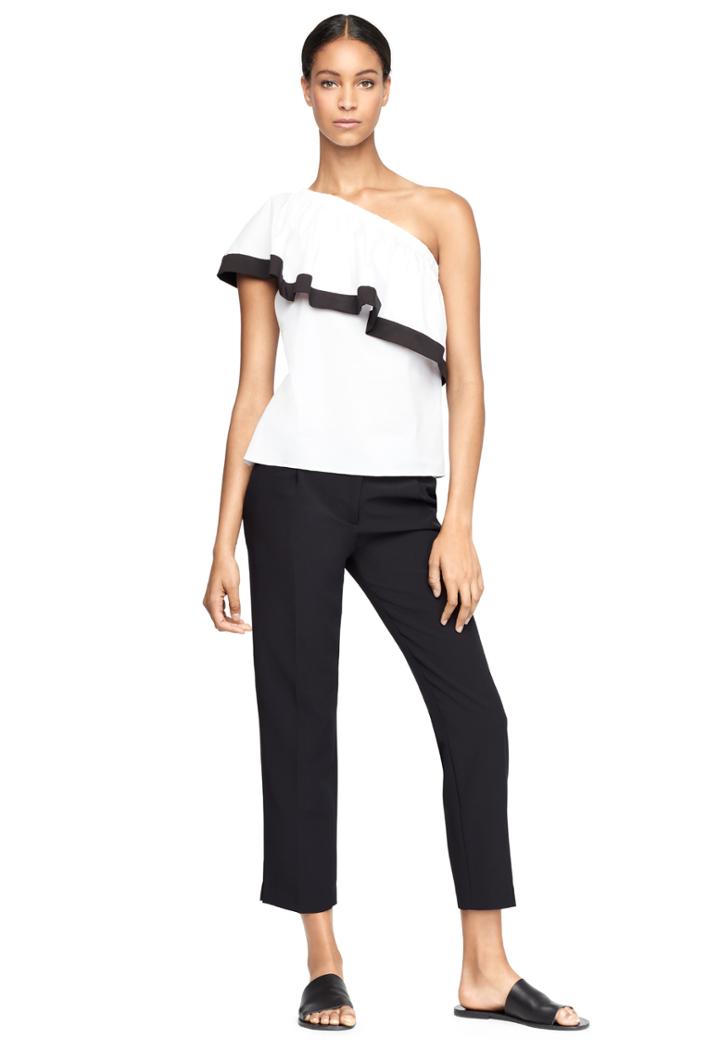 Milly One Shoulder Top - White