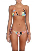 Milly Graphic Print Cabo Bikini Top - Multi