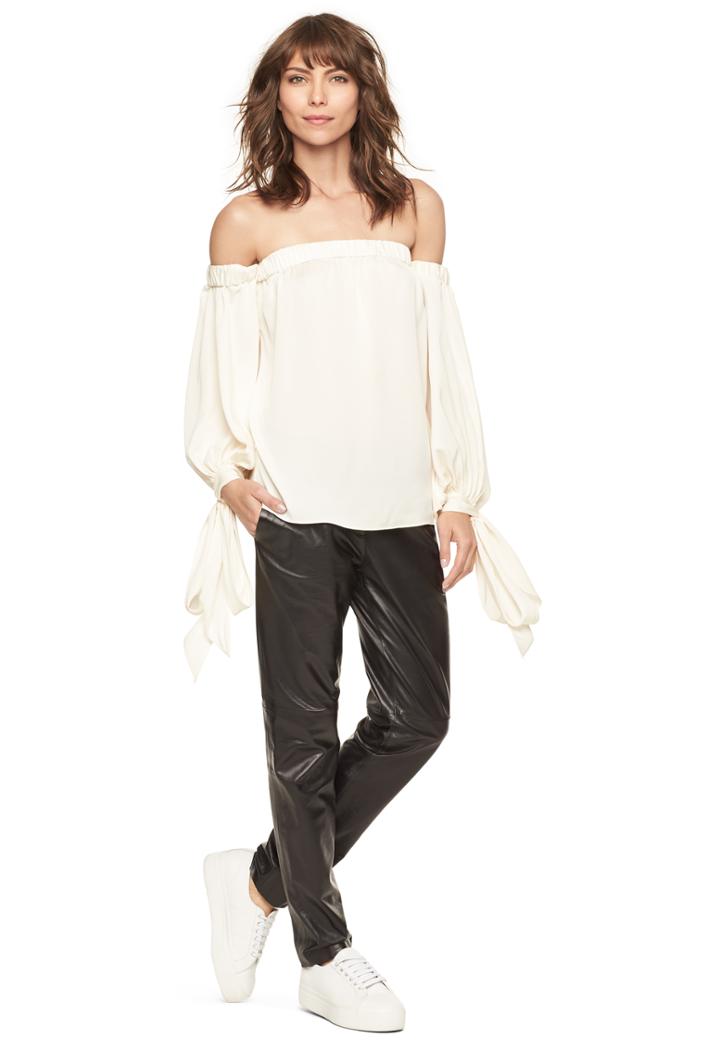 Milly Stretch Silk Alba Top