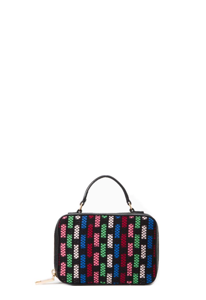 Milly Tweed Mini Satchel - Multi