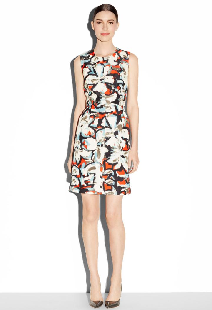 Milly Gardenia Print Coco Dress
