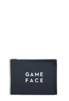 Milly Game Face Zip Pouch - Navy