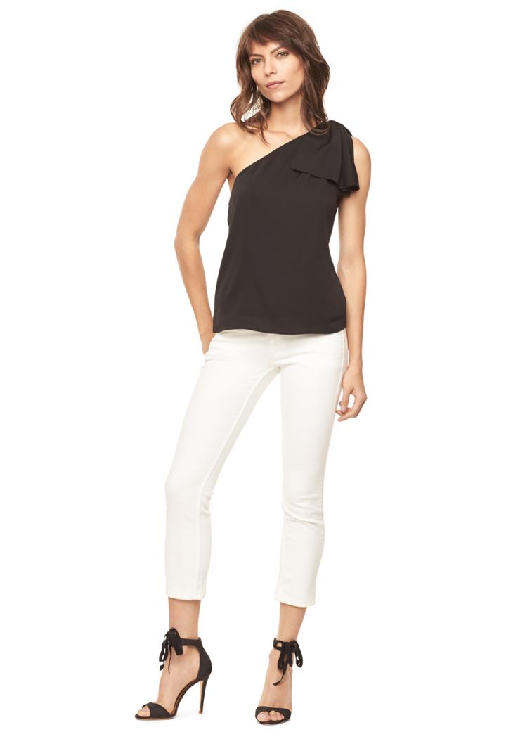 Milly Stretch Silk Cindy Top