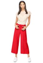 Milly Italian Cady Cropped Hayden Pant