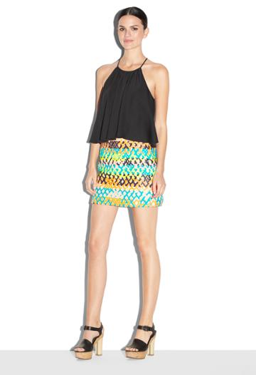 Milly Mini Skirt - Multi