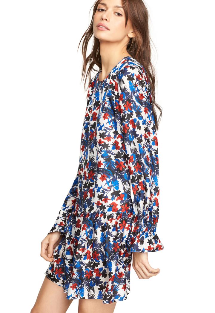Milly Hibiscus Print Dress