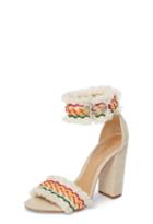 Milly Zoola Embroidered Sandal - Multi