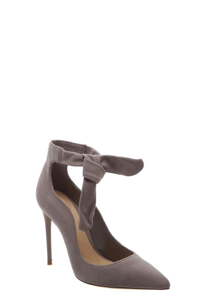Milly Pump With Ankle Tie - Mouse